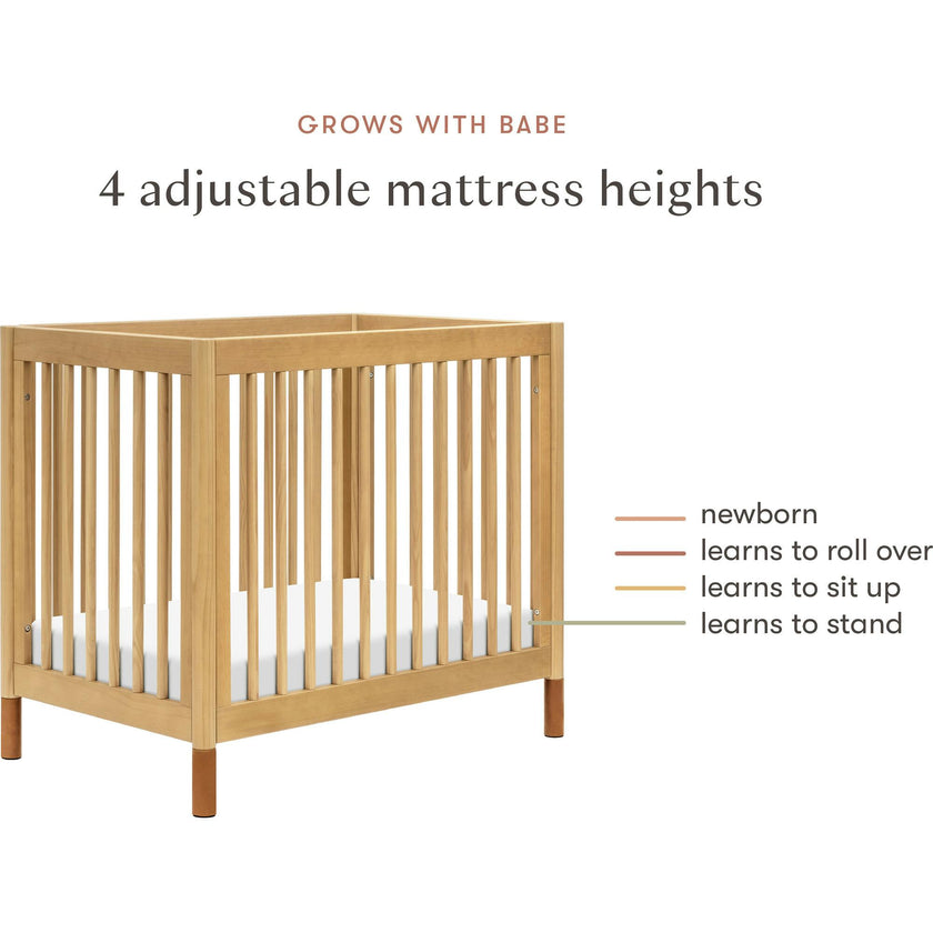 Gelato 4-in-1 Convertible Mini Crib