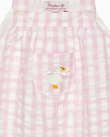Baby Duck Gingham Dungarees