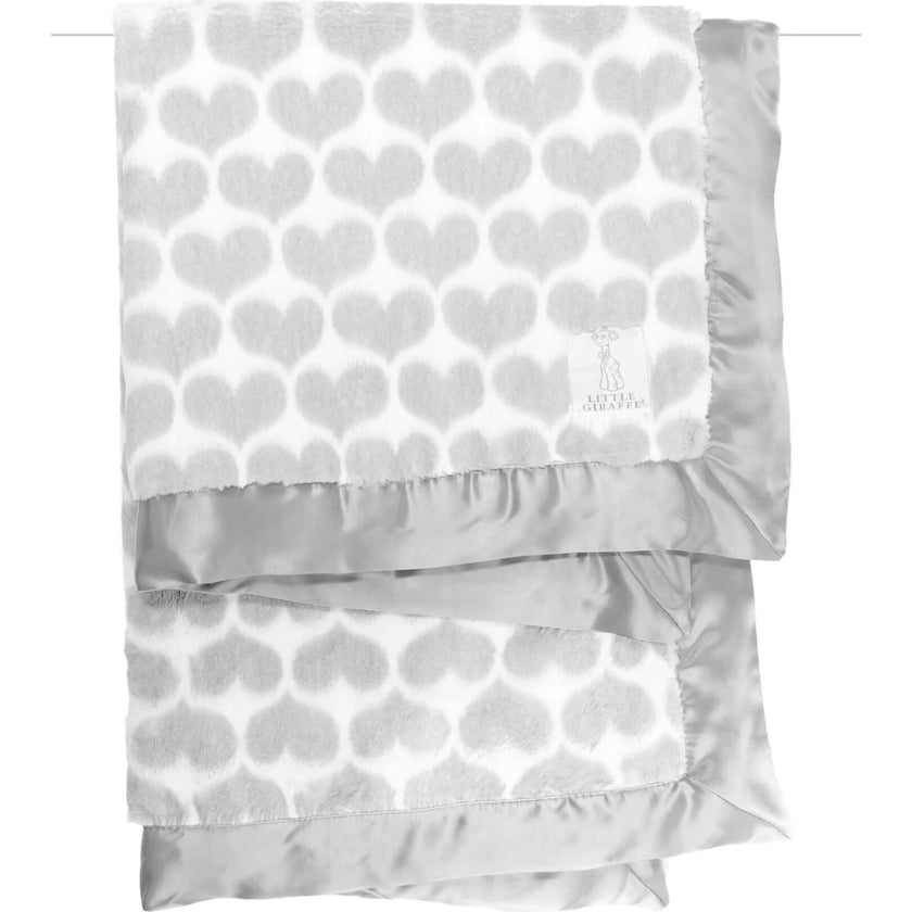 Luxe Heart Army Baby Blanket
