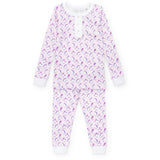 Alden Girls' Pajama Pant Set - Penguin Party Pink