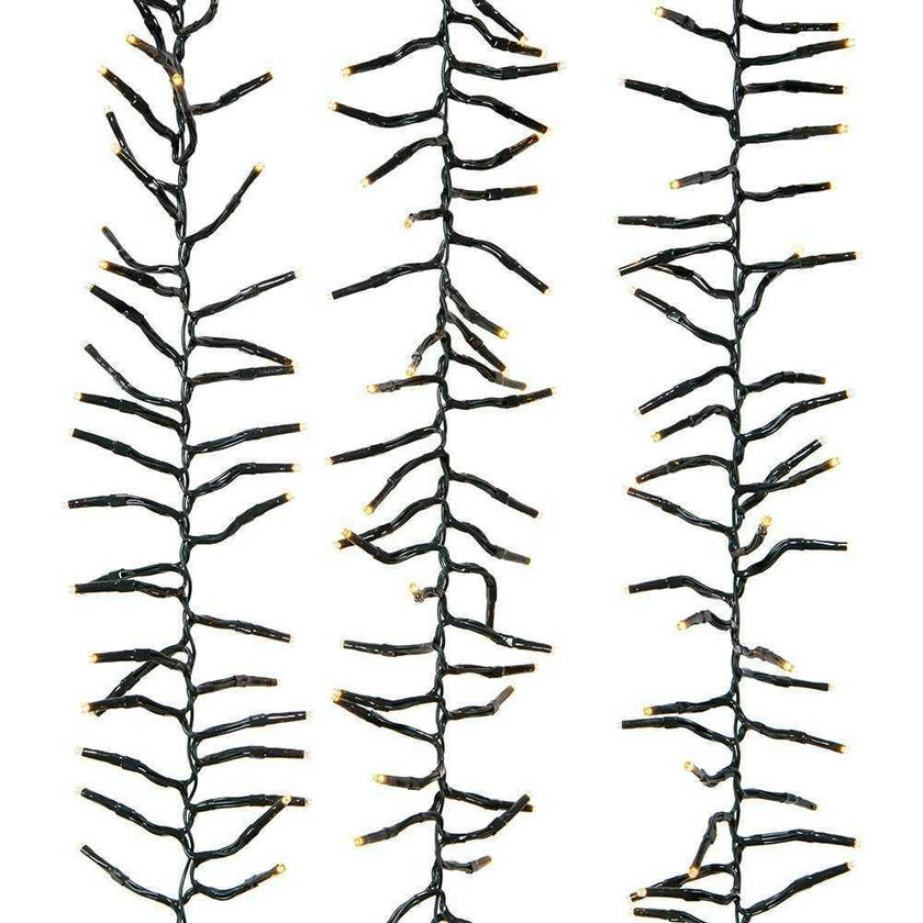2000-Light 65-Foot Cluster Garland with Classic White LED  Lights