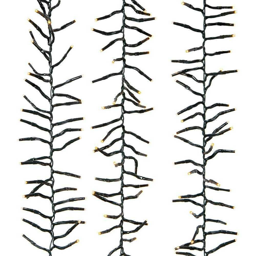 2000-Light 65-Foot Cluster Garland with Classic White LED  Lights