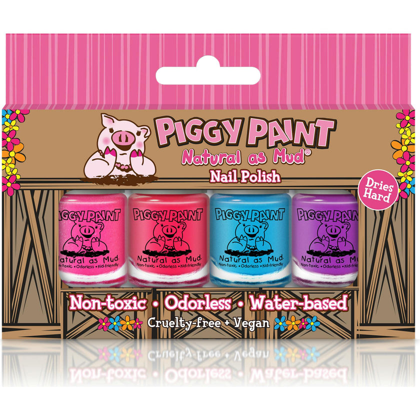 Barn 4 Polish Box Set - Kids Non-toxic Nail Polish