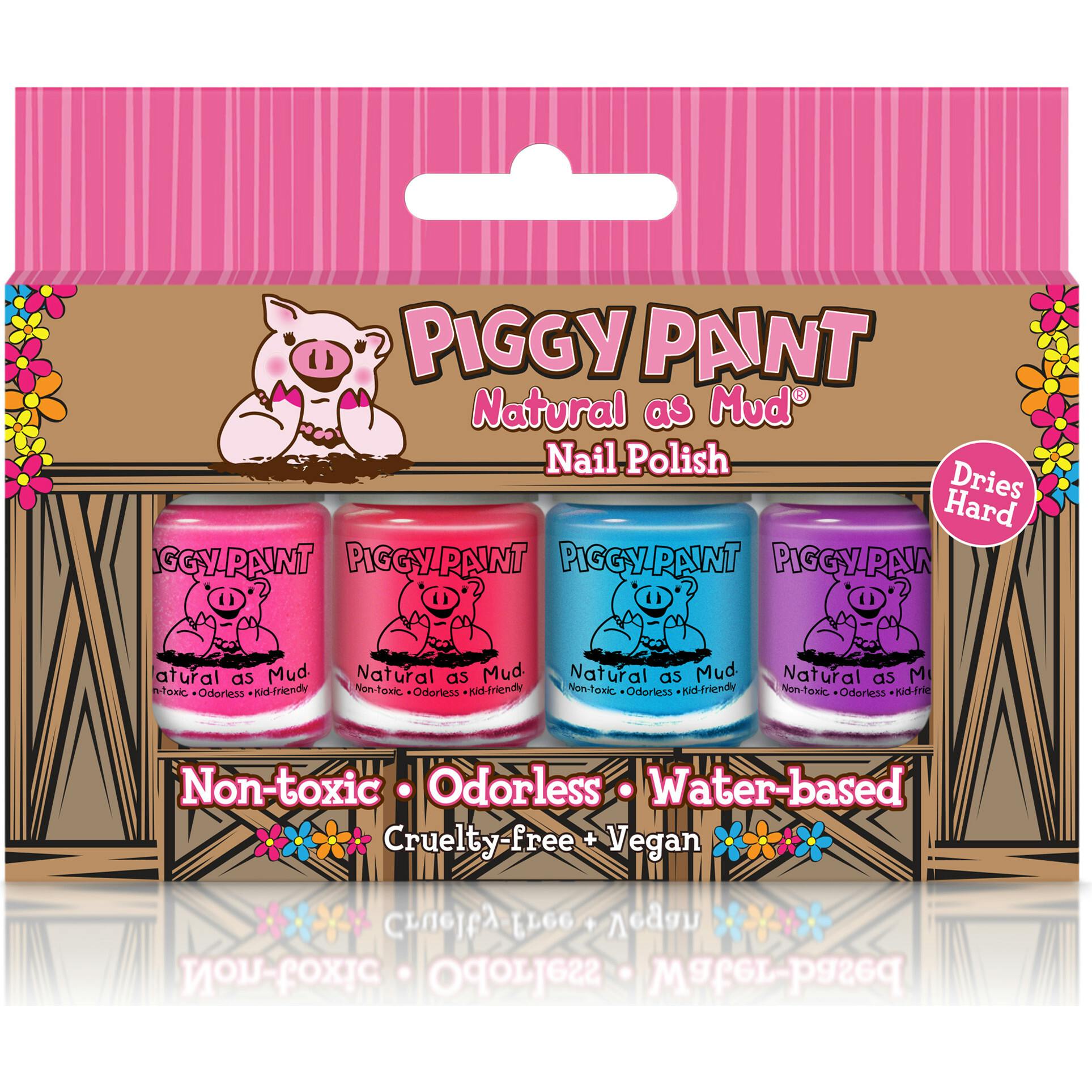 Barn 4 Polish Box Set - Kids Non-toxic Nail Polish