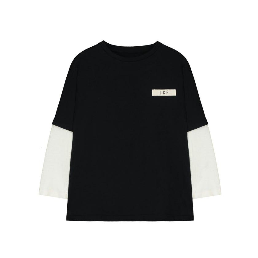 Soft T-shirt Black & Cream