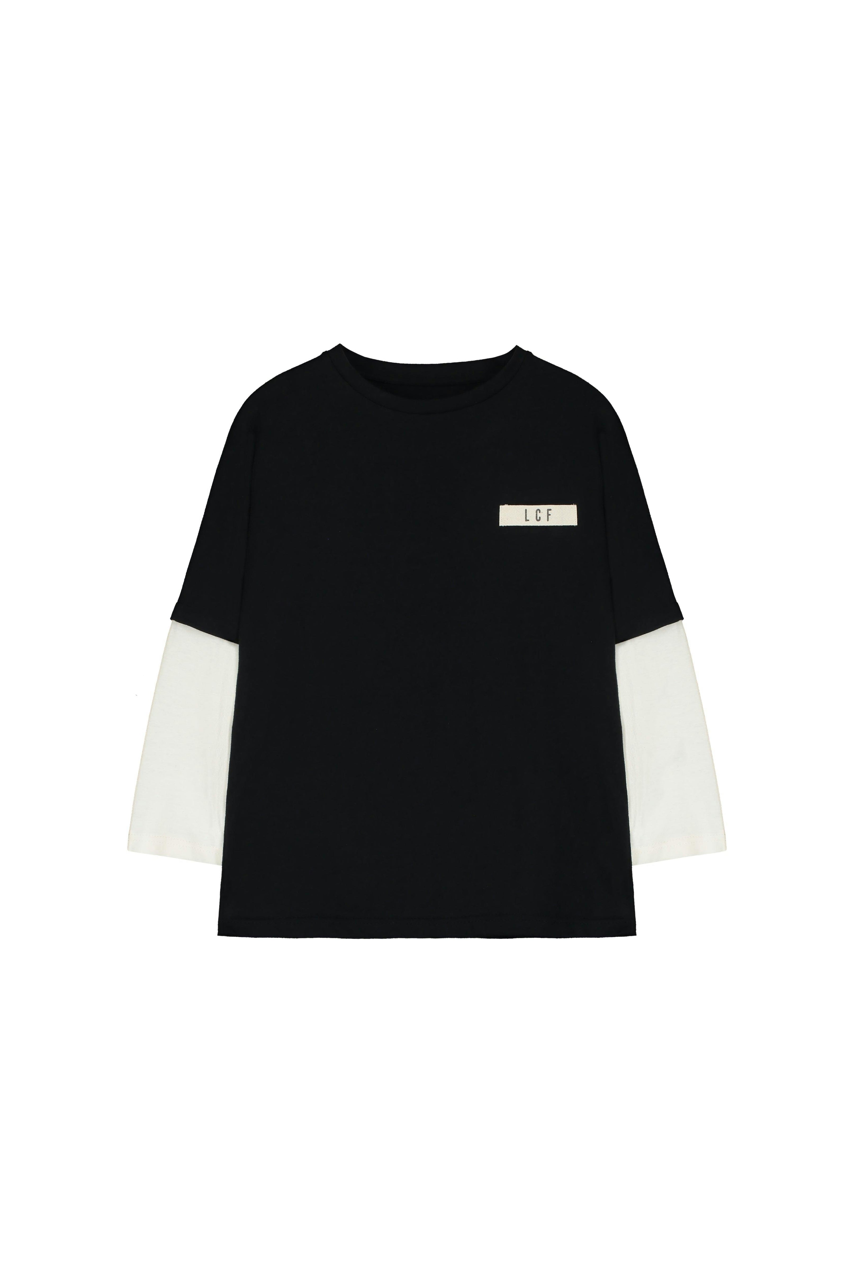 Soft T-shirt Black & Cream