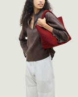 St. Barths Medium Tote | Rosso