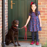 Cherry Button-Front Dress