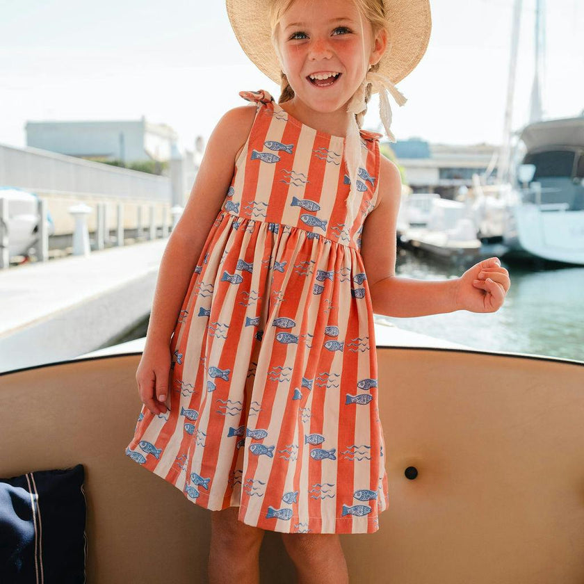 Piper Dress in Fiori di Mare