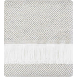 Herringbone Stain Resistant Indoor Outdoor Throw