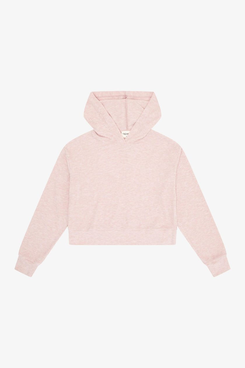 Tenly Hacci Rib Box Hoodie Pullover