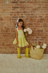 Harlow Pastel Yellow Heart Cut Out Tank