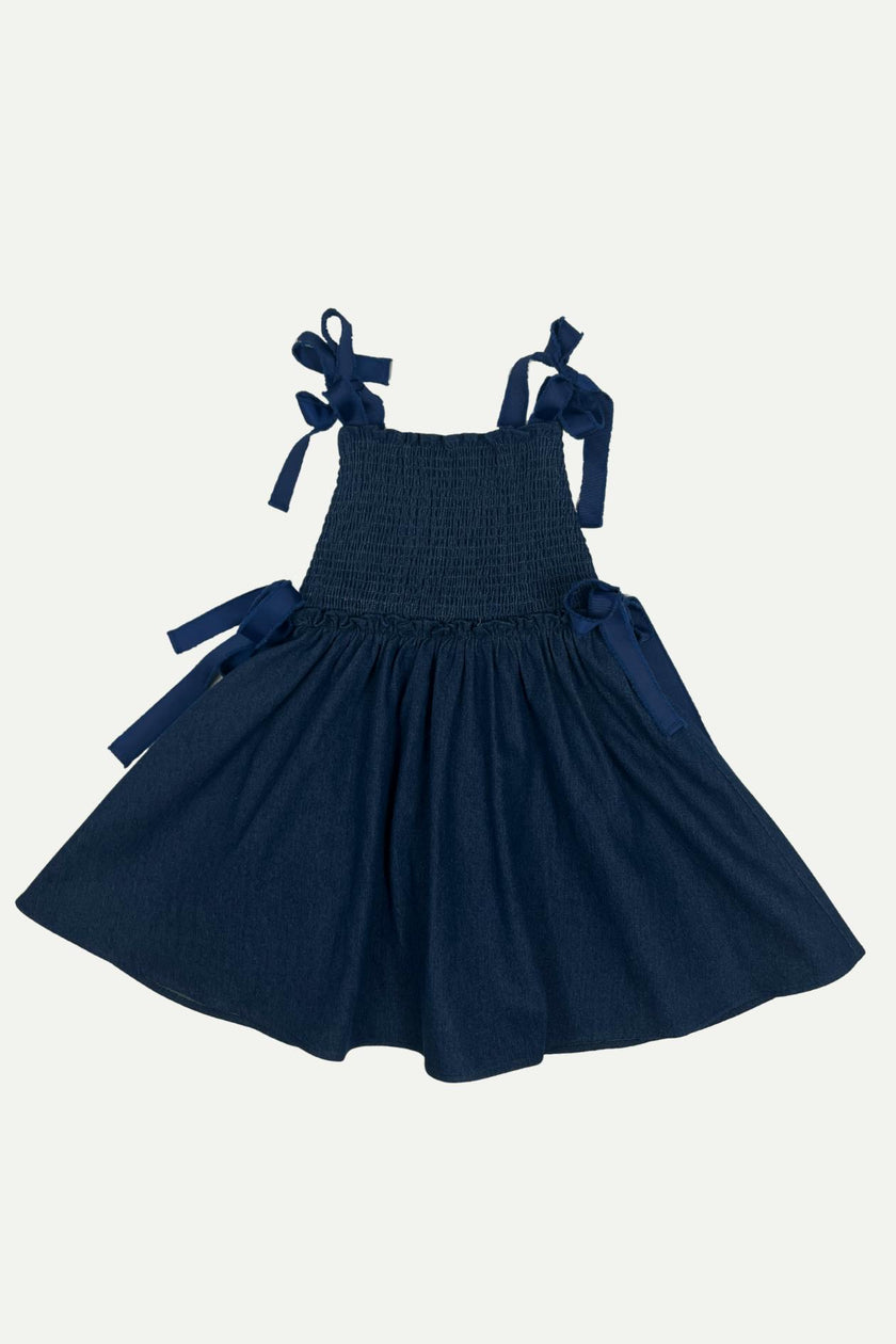 GIA SMOCKED PINAFORE