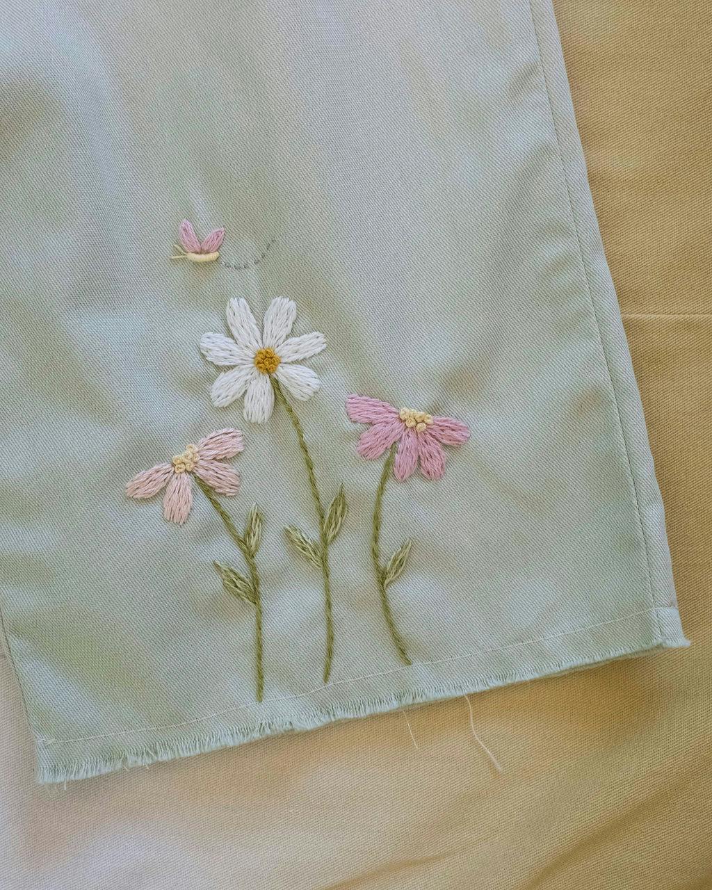 Wide-Leg Pant Set in Petite Bloom