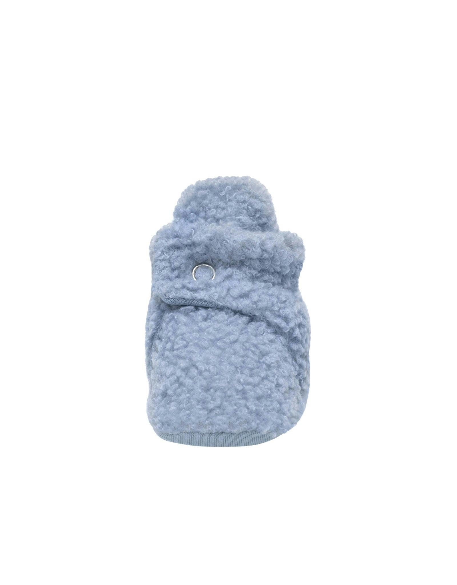 Sherpa Light Blue Snap Bootie