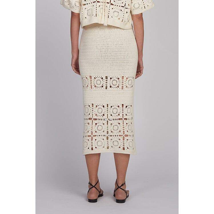 JANA CROCHET SKIRT | IVORY
