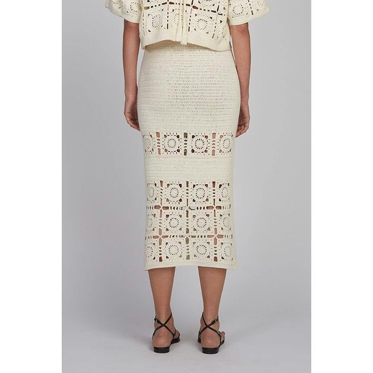 JANA CROCHET SKIRT | IVORY
