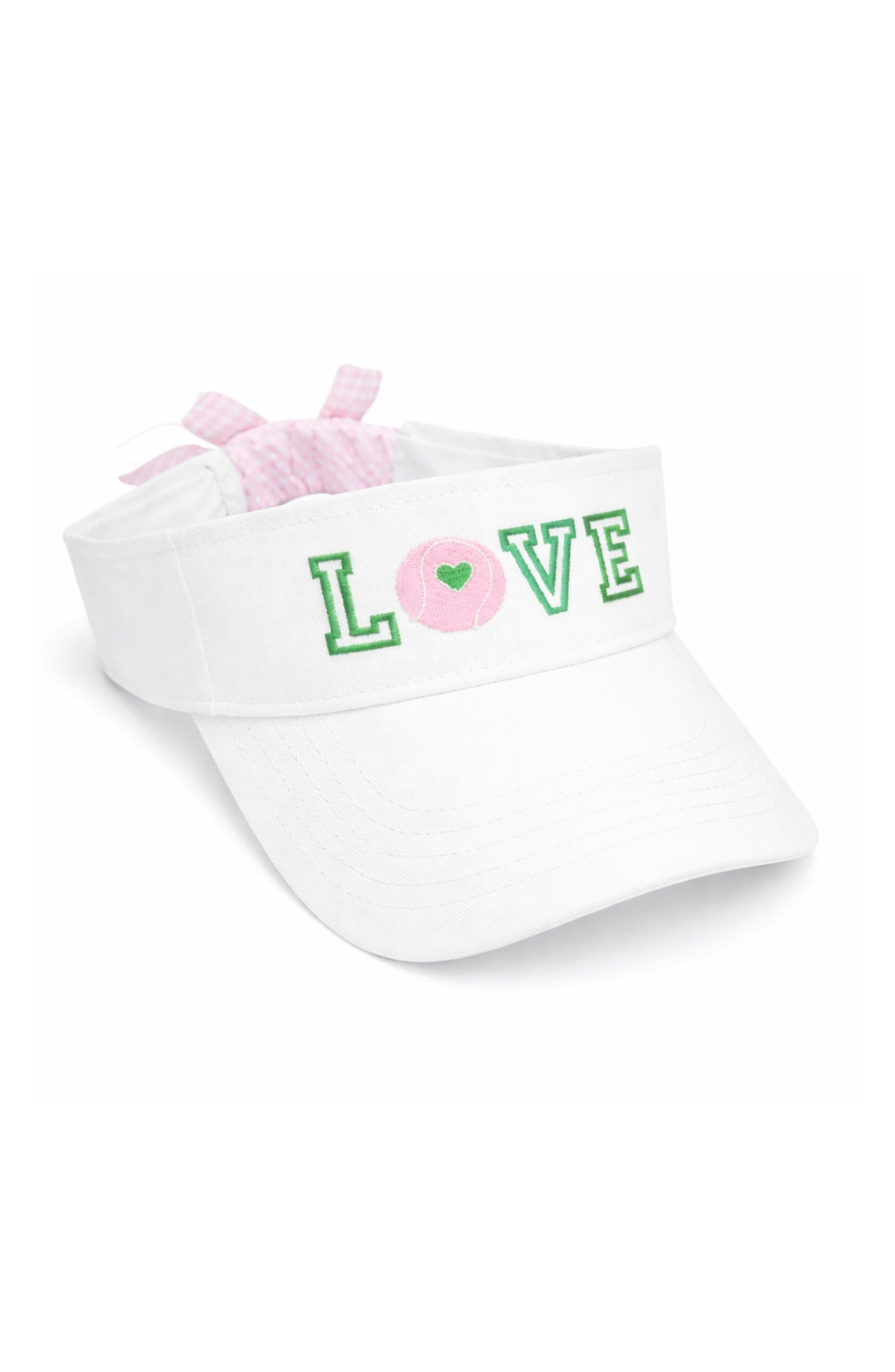 Love Tennis Bow Visor