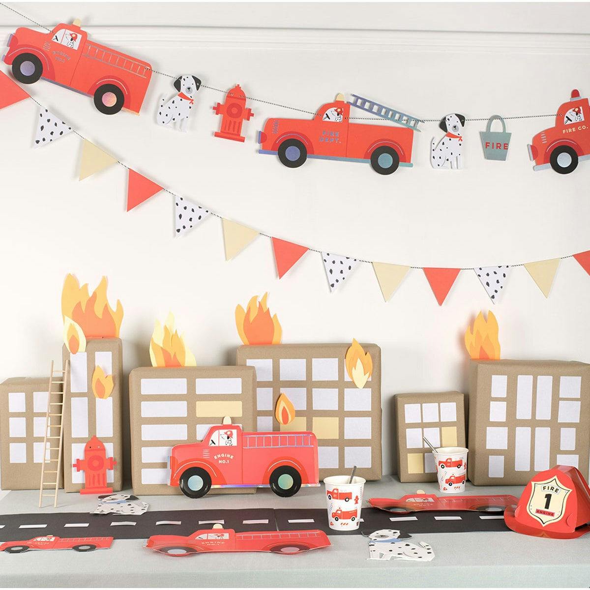 Fire Truck Cups