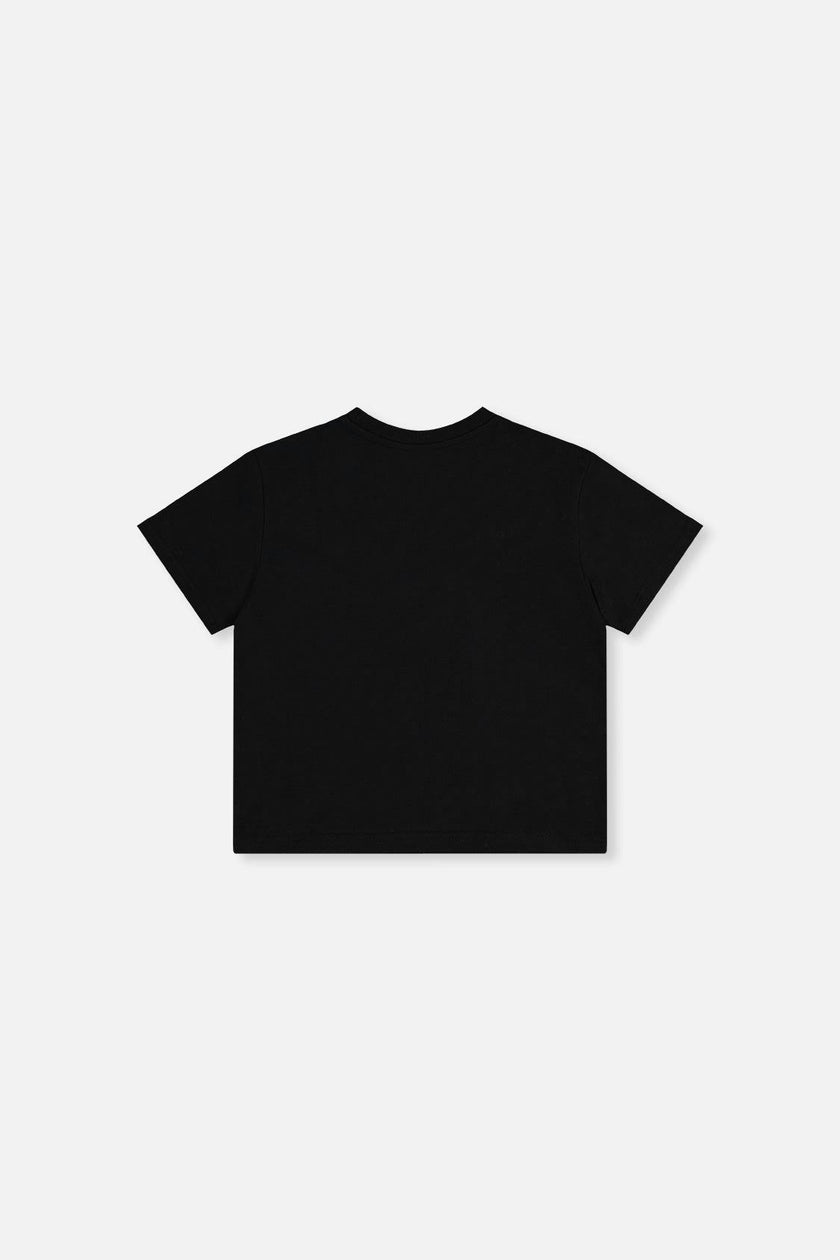 Heavy Jersey Wide Short Sleeve T-Shirt Black