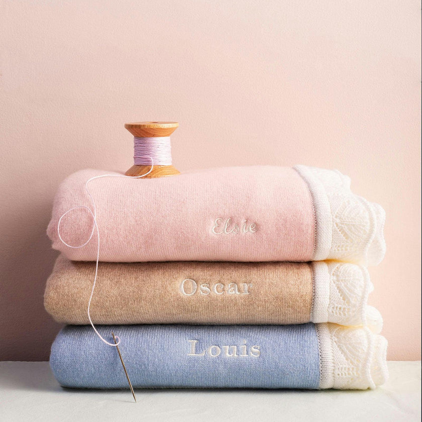 Cashmere Blanket in Oatmeal