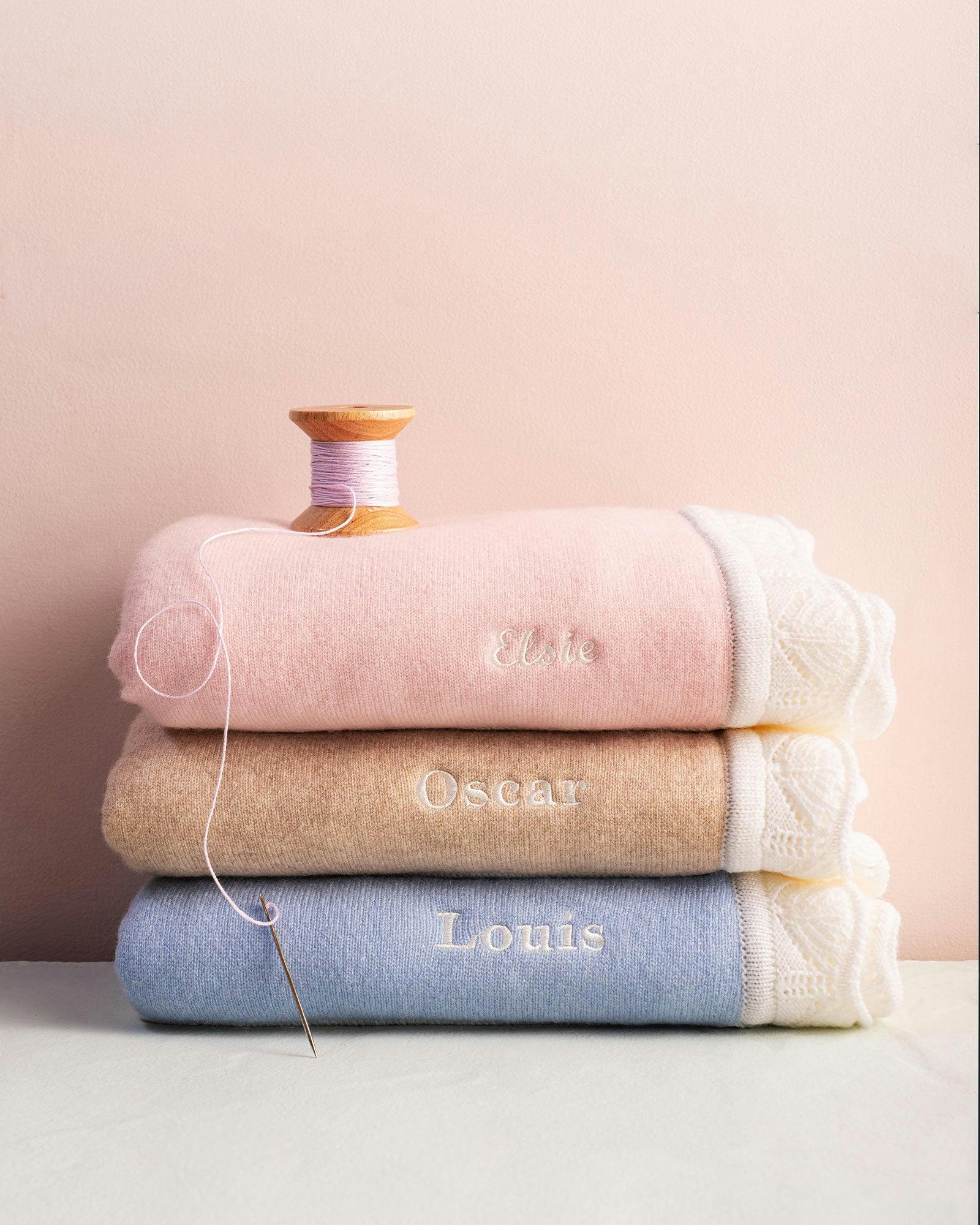 Cashmere Blanket in Oatmeal
