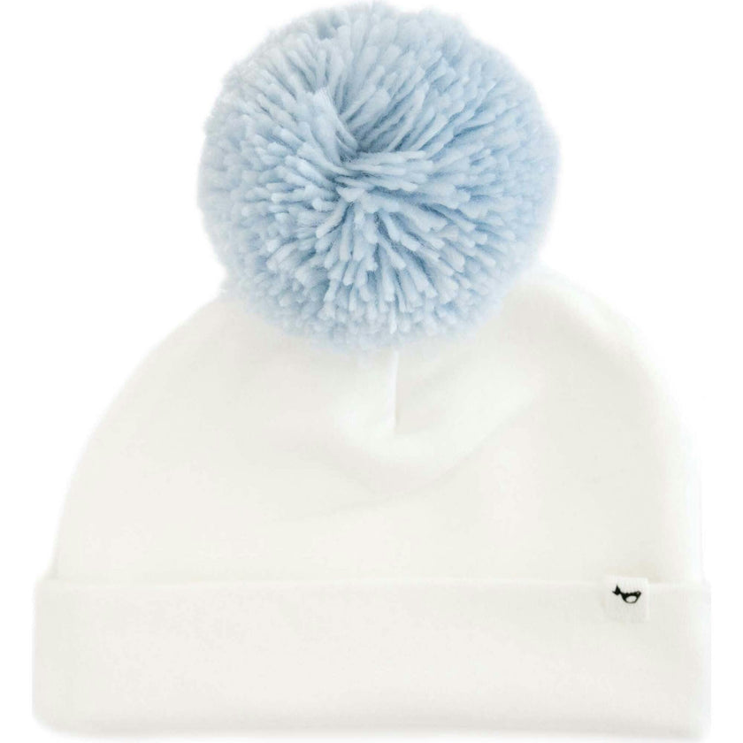 Sky Blue Pom Hat