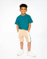 Organic Cotton Jersey T-Shirt Solid Dark Turquoise