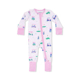 Vintage Golf Carts Pink - Convertible Romper
