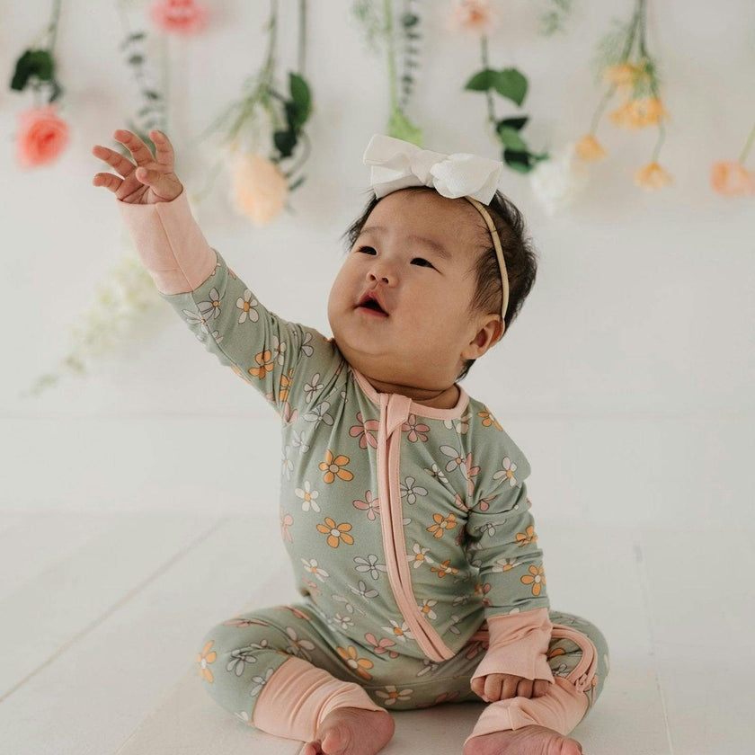 Baby Long Sleeve Zip Romper