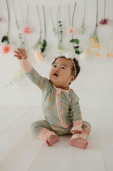 Baby Long Sleeve Zip Romper