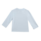 Blue Knit Long Sleeve Tee