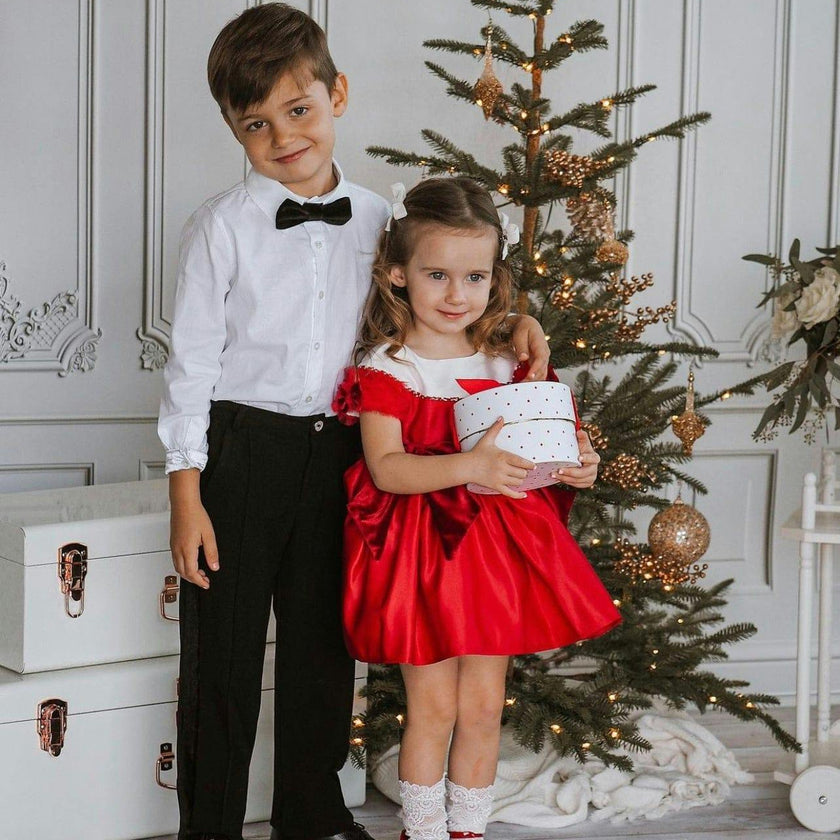 Tuxedo Shirt and Pants Set