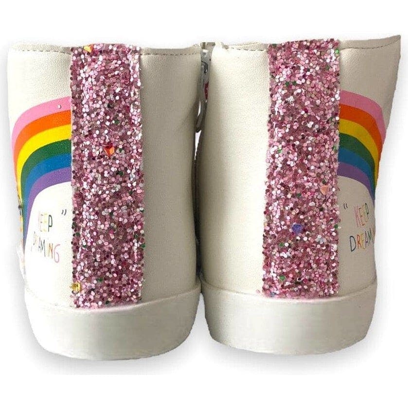 Rainbow Smiley Hi Top Sneaker