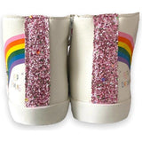 Rainbow Smiley Hi Top Sneaker