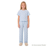 Tween Girls Pajama Set | Bow Stripe