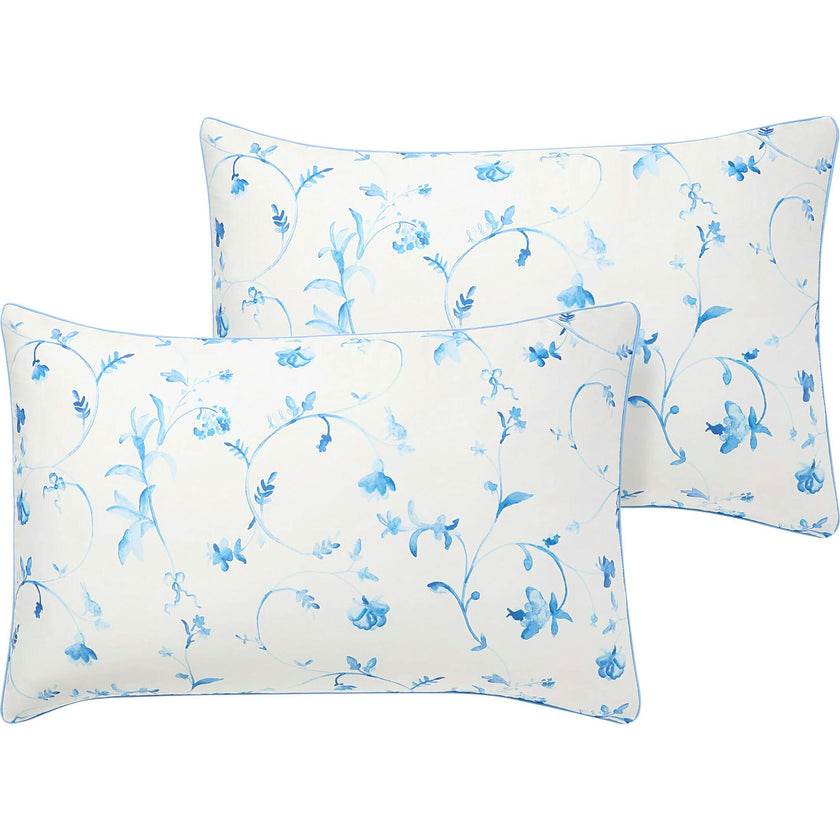 The Pillowcase Set - Blue Botanical