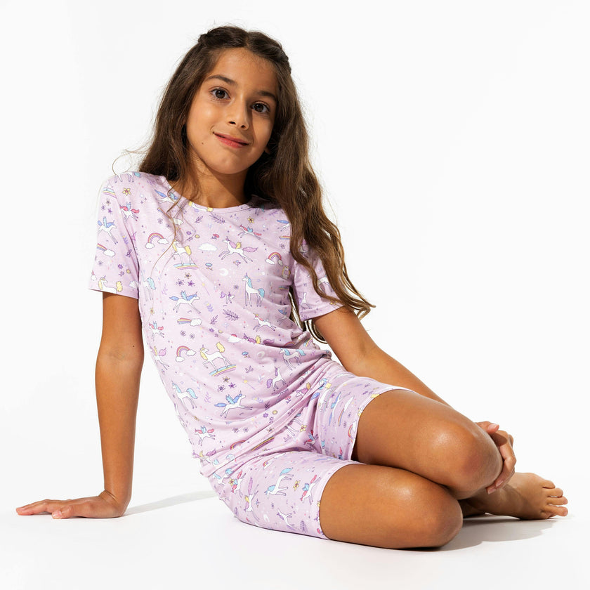 Enchanted Bamboo Kids Pajama Short Set