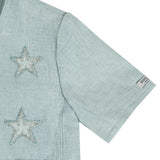 Chell√®e Denim Jacket | Stars | Ice Blue