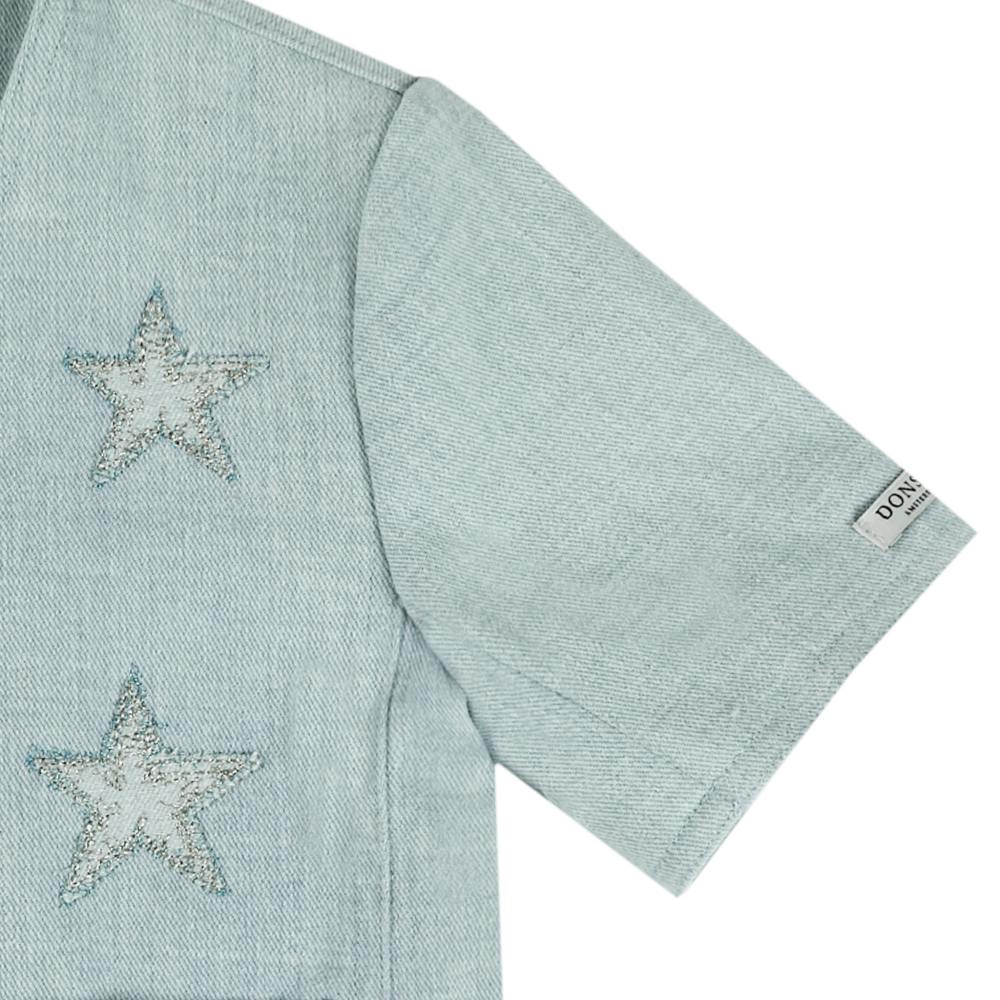 Chell√®e Denim Jacket | Stars | Ice Blue