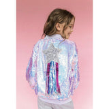Shooting Star Sequin Bomber