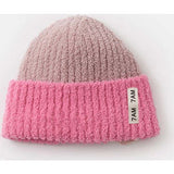 Baby Girls 2-Tone Ribbed Beanie