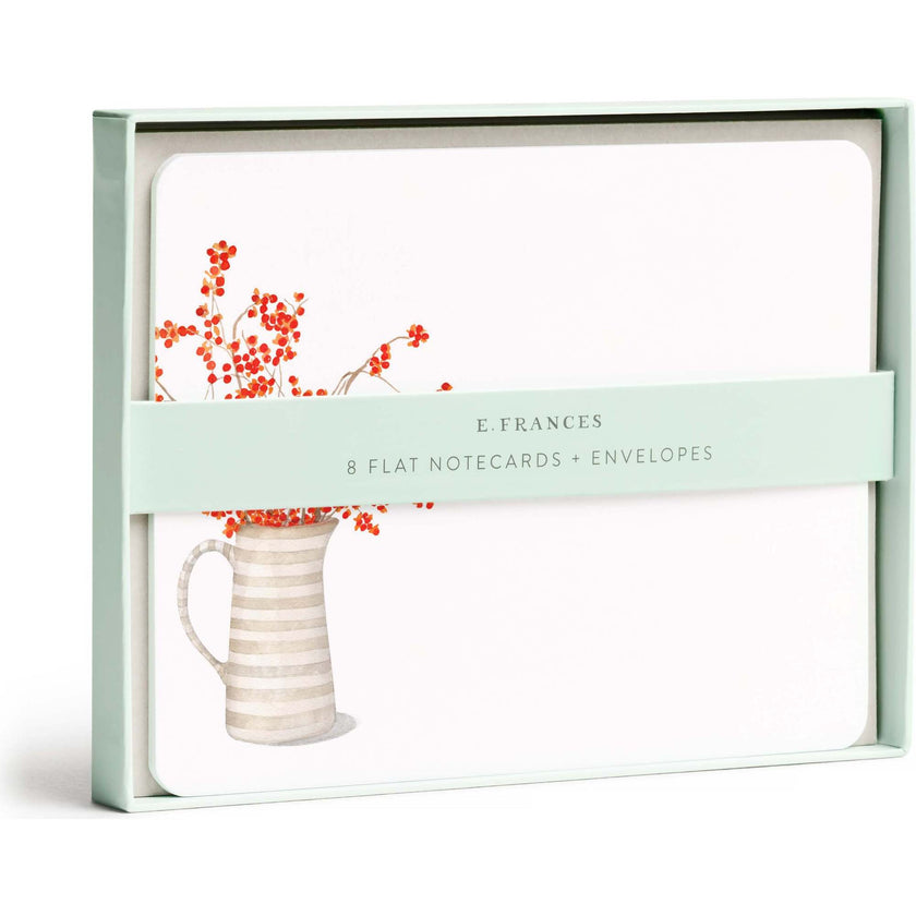 Set of 8 Flat Notecards