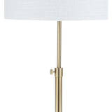 June 65" Adjustable Metal/Marble LED Floor Lamp