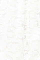 Hattie Dress in White Lace