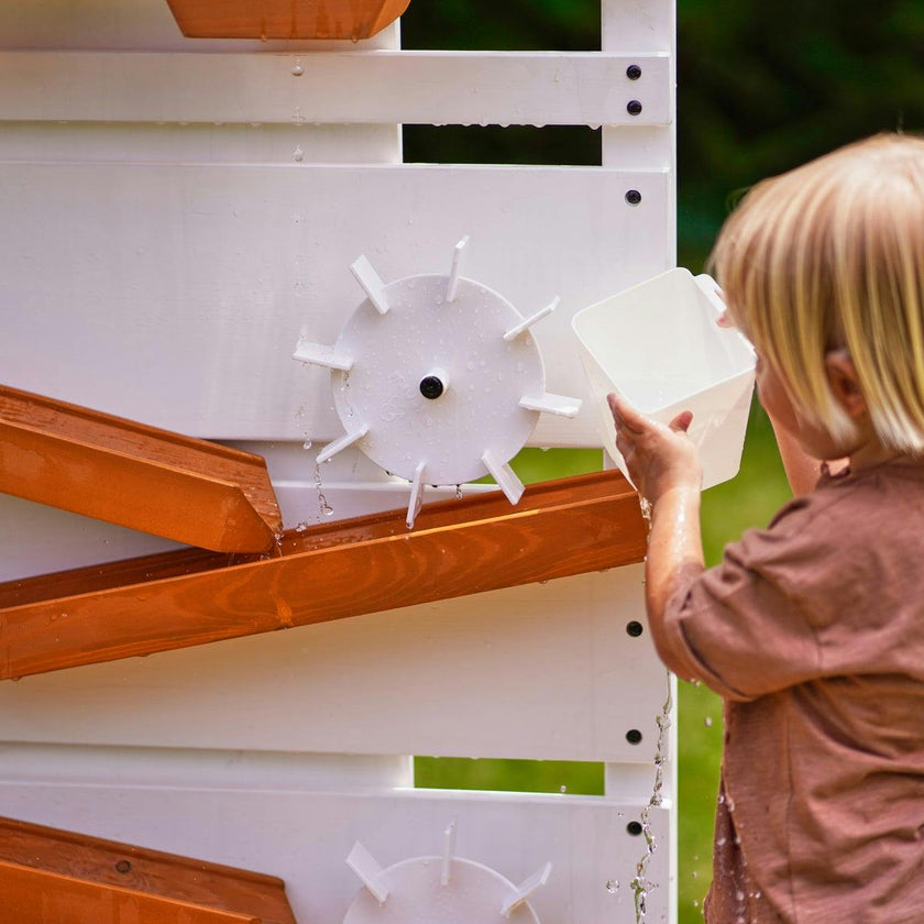 Avenlur Large Wooden Water Table – Multi-Level Sensory Play Station