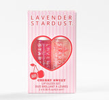 Cherry Sweet Roll- On Glitter Lip Gloss Set