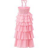Ellie Cotton Frill Maxi Dress