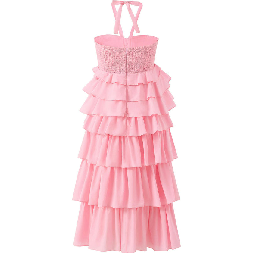 Ellie Cotton Frill Maxi Dress
