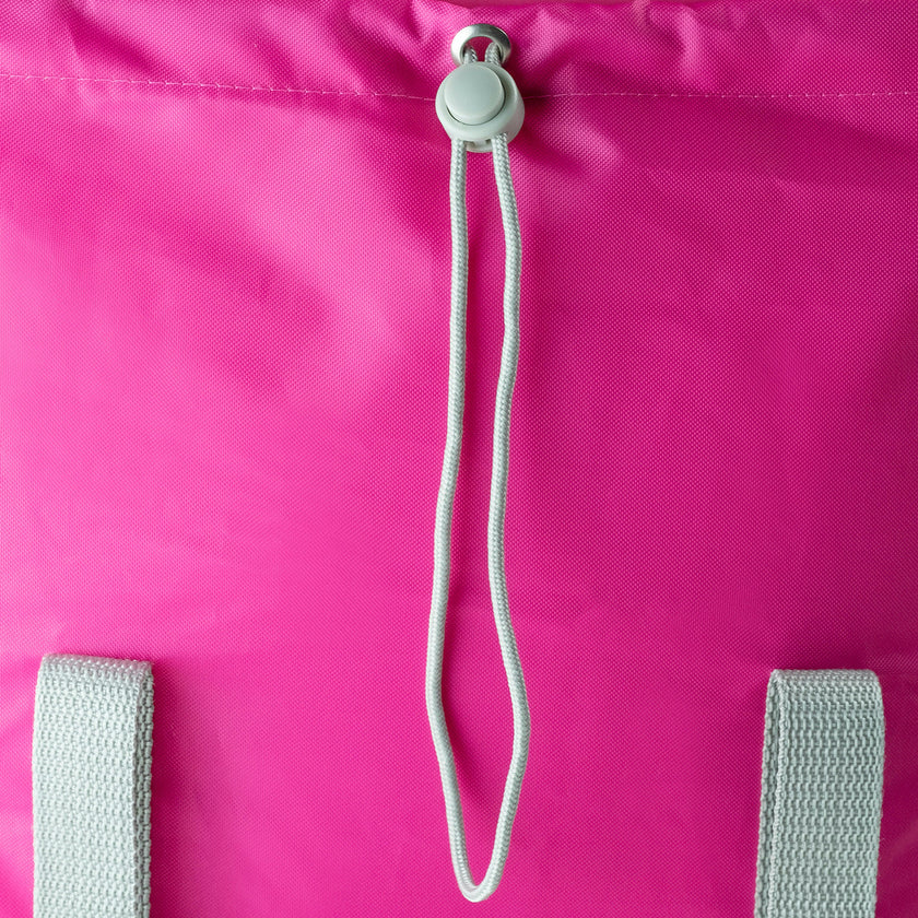 Sleep-n-pack: Packable Sleeping Bag, Big Kid 7-12+ yrs - Hibiscus Pink/Coconut Sherpa